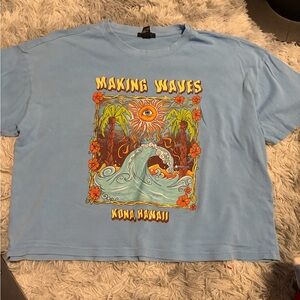 Forever 21 Light Blue Tee